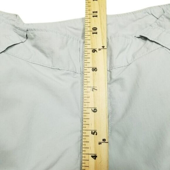 Columbia Womens Omni-Shade Shorts M Light Bluish Gray Nylon Outdoor Hiking - Picture 7 of 13